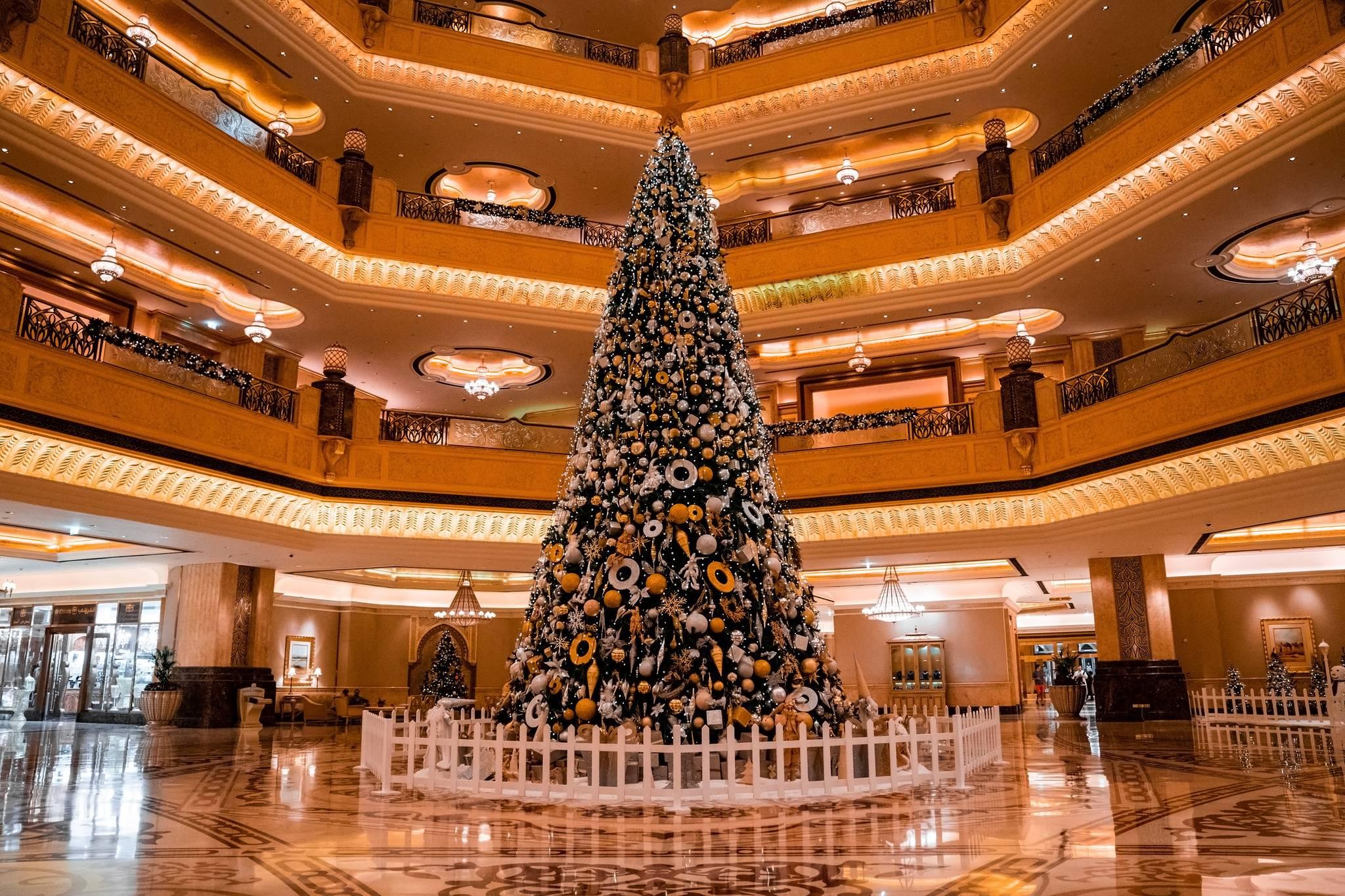 sapin de Noël bijoux Abou Dabi