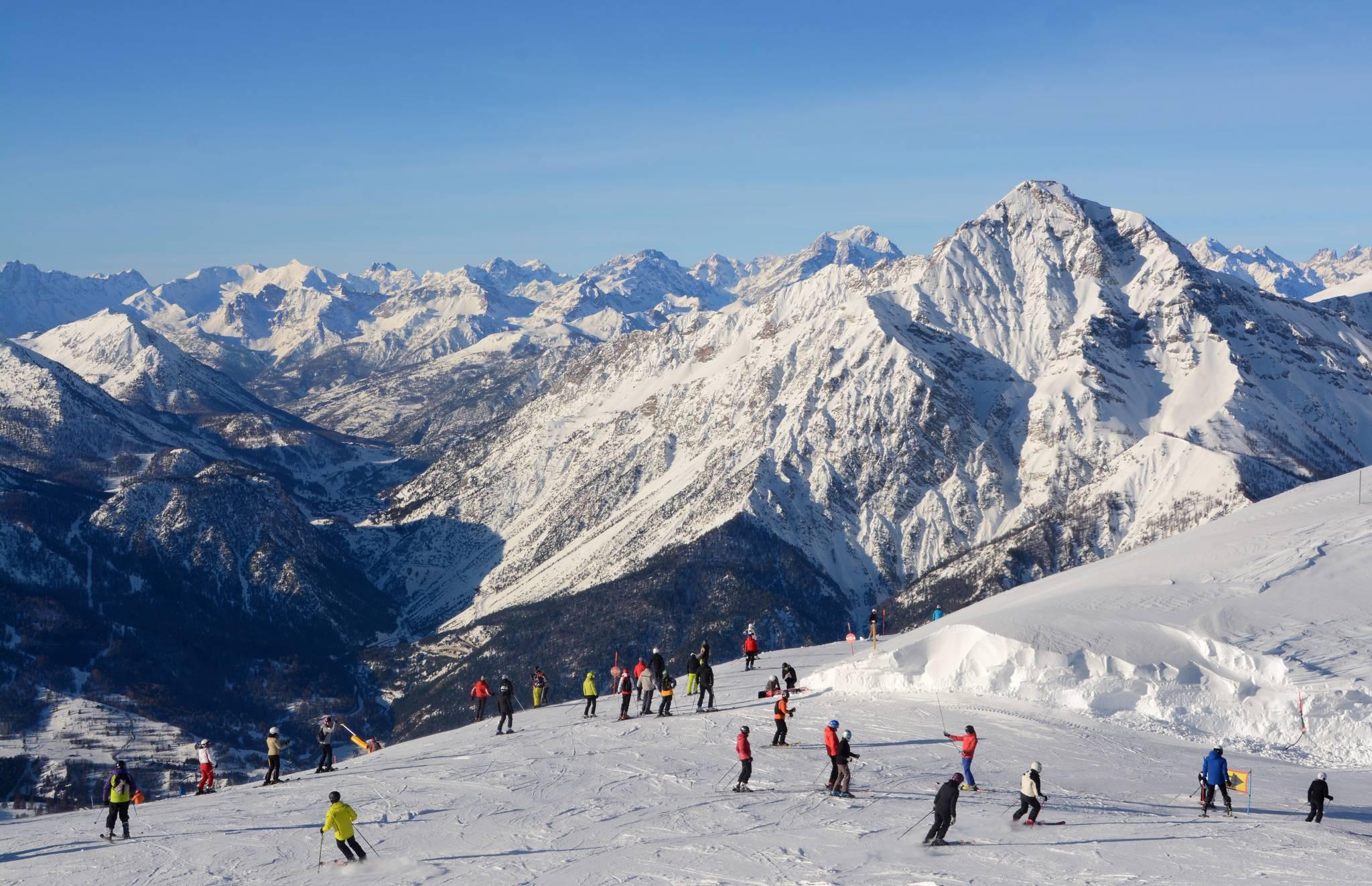 pistes de ski à sestriere