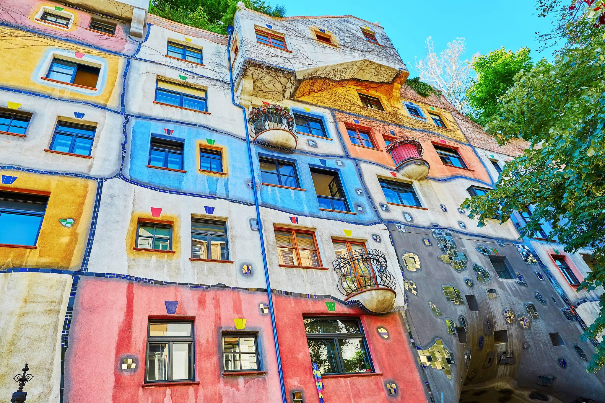 maisons colorées vienne