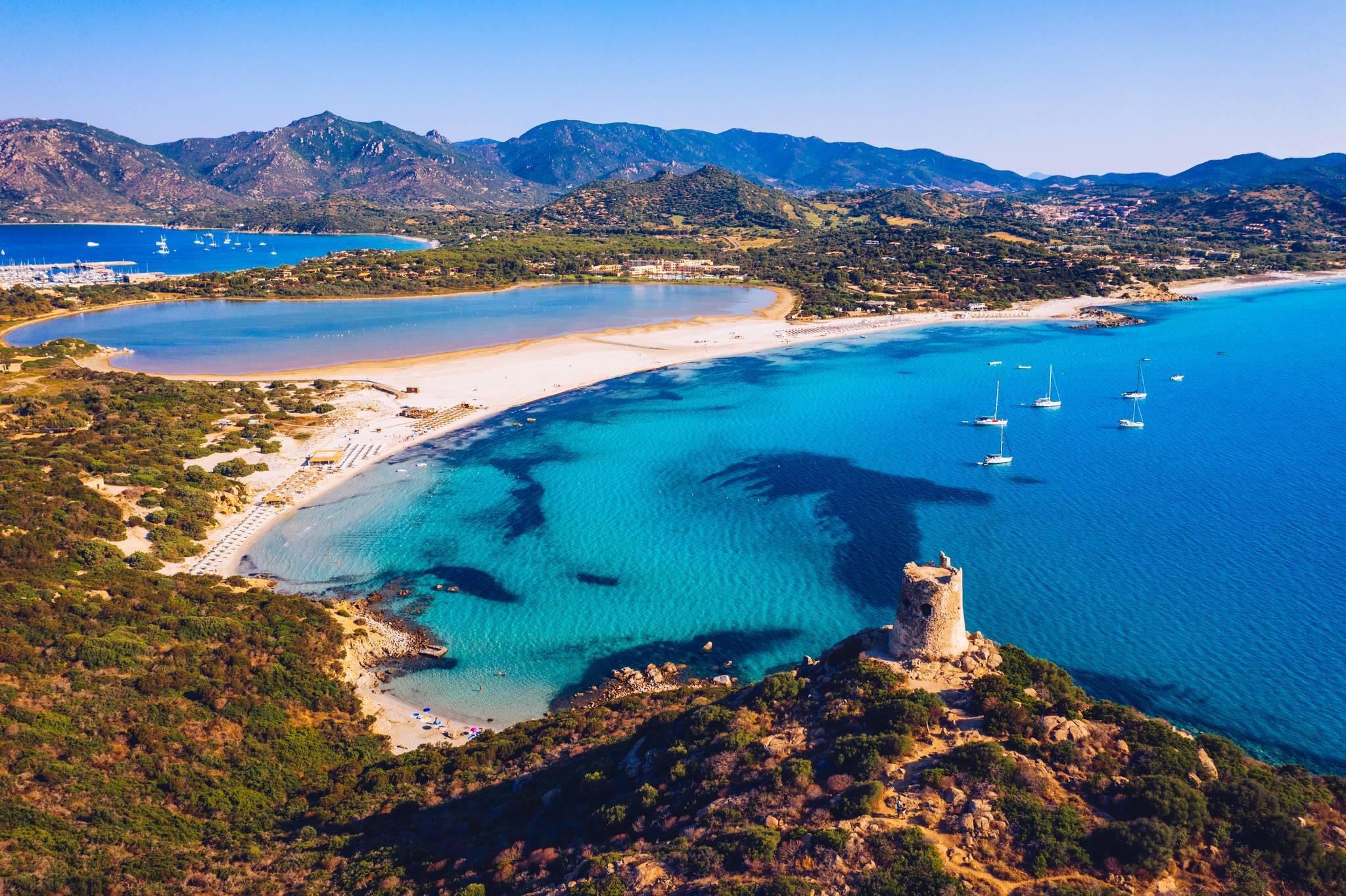 plage de porto giunco villasimius