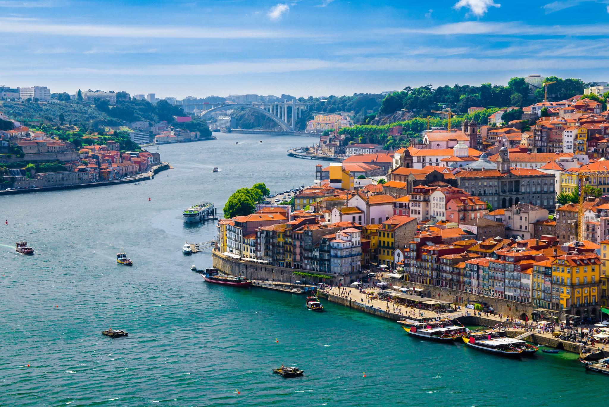 vue panoramique sur porto portugal