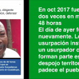 En el día de hoy nos encontramos con dos nuevos atropellos cometidos contra compañeros hondureños, también integrantes del Movimiento M4, por sus luchas en defensa de sus territorios. El compañero Celso Guillén de la organización OFRANEH y la compañera Ángela Murillo del MADJ están siendo […]