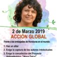 Han pasado 3 años desde el clamor mundial en exigencia de justicia ante el vil crimen contra nuestra hermana Berta Cáceres. A 3 años de su siembra que ha multiplicado la lucha contra el proyecto de saqueo, muerte y violencia que impone el modelo extractivo […]