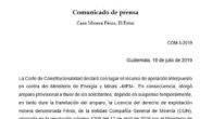 La Corte de Constitucionalidad (CC) suspendió de manera temporal la licencia de derecho de explotación de la minera Fénix, frente al Lago de Izabal, que opera la Compañía Guatemalteca de Níquel. Ese efecto causa una apelación contra el Ministerio de Energía y Minas (MEM), con […]